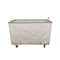 Steele Canvas Basket 24 BU Permanent Truck Natural Canvas w/Grey Vinyl - 5in Casters 9224CNATVGRYW5 - alternate 3